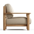 Leisure Chair Single Chair Chair Armchair 3d model