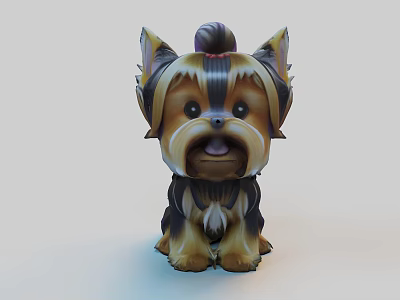 Cute Reptile 3D Model With Brown Black Scales Open Mouth And Ears 3d model Cute Reptile 3D Model With Brown Black Scales Open Mouth And Ears 3d model