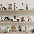 New Chinese-style Ornaments Combination Ornaments 3d model