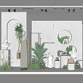 Modern Window Clothing Store Window 3d model