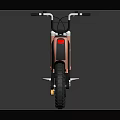 Modern Pink And Black Motorcycle With Sleek Design And Large Wheels