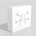 High Quality White Drone Packaging Box With Modern Design And Product 3d model