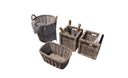 Modern Storage Basket 3d model