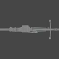light machine gun 3d model