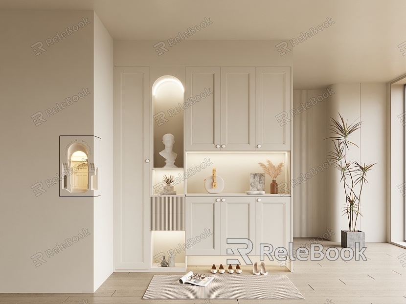 Modern Entrance Entrance Cabinet model