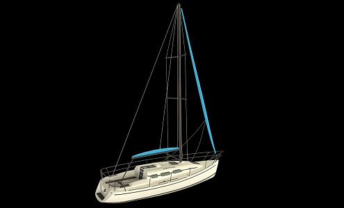 Modern Sailing 3d model