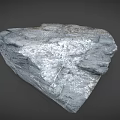 Natural Gray Stone With Textured Surface And Yellow Specks As Raw Decorative Material
