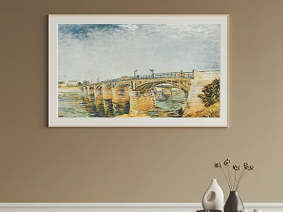 modern oil painting 3d model