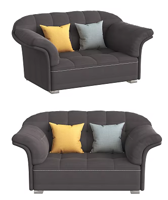Double sofa 3d model