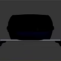 Thule Dark Blue Car Roof Box With Secure Mounting Brackets For Vehicles