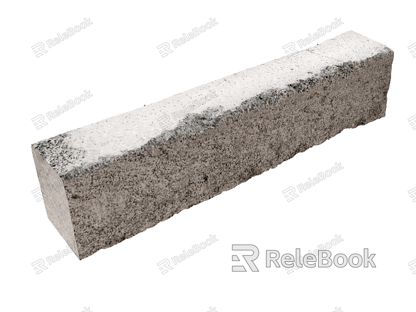 Stone Column Stone Stool Stone Stool Bench Landscape Stone model