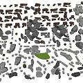 Natural Stone And Wooden Collection With Various Textures For Home Decor