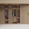 Modern Wardrobe Modern Light Luxury Wardrobe Modern Bedroom Wardrobe Cloakroom Wardrobe Finished Wardrobe 3d model