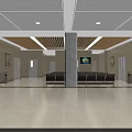 Modern Operating Room Interior With Surgical Lights Operating Table Medical Equipment And Wooden Walls