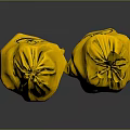 Yellow Disposable Trash Bags Essential Household Items For Everyday Home Use