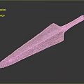 Spear Ancient Weapon Cold Weapon Medieval Item Medieval Weapon Sword Axe 3d model