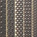 Modern Decorative Room Dividers Featuring Various Geometric Patterns And Metallic Finishes 3d model