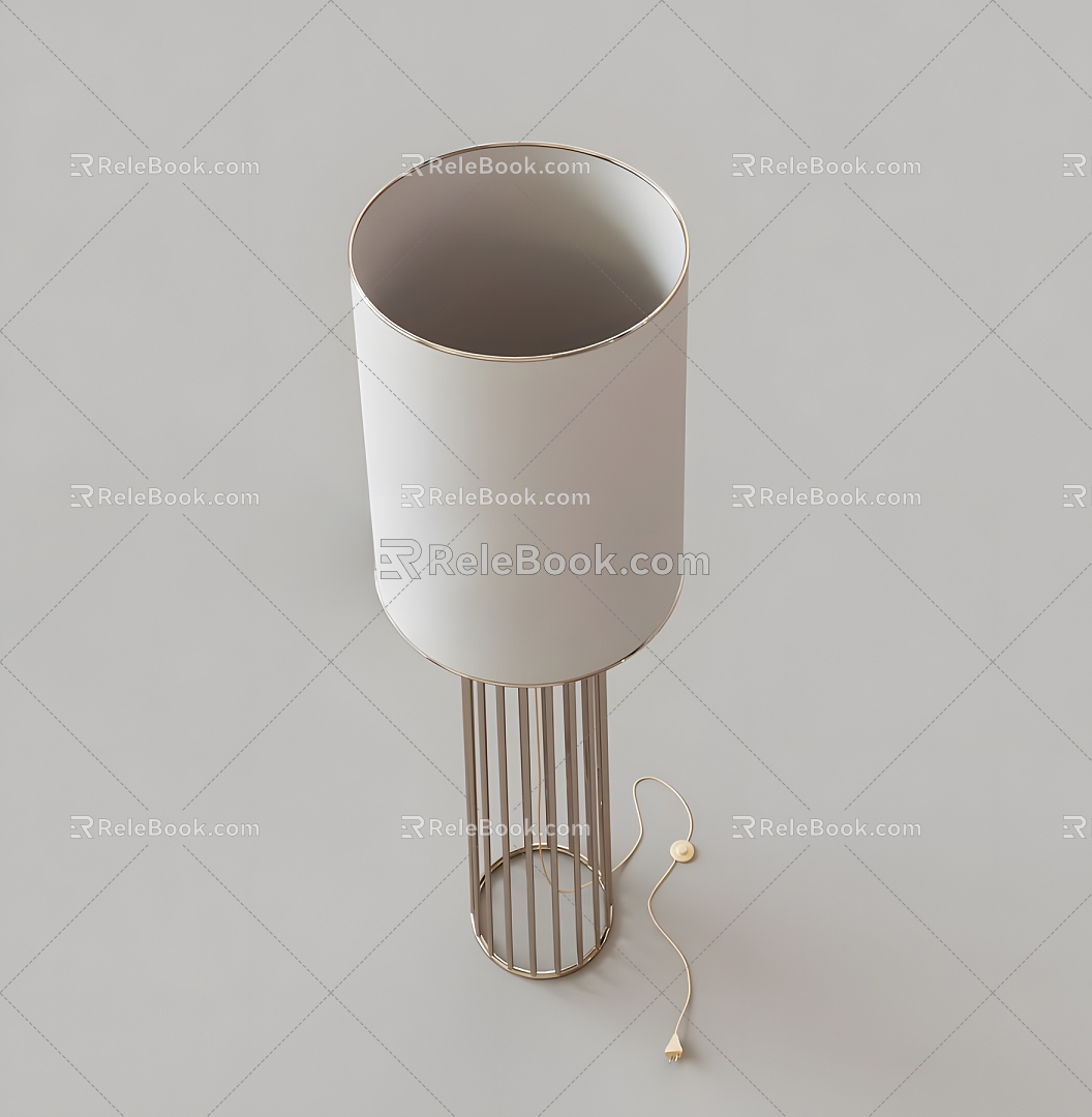 Floor lamp lamp electric lamp lamp floor lamp lamp lamp shade simple 3d model