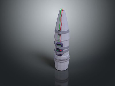 Bomb Missile Airborne Missile Shipborne Missile Cruise Missile High Altitude Bomb Guided Weapon Cruise Weapon 3d model