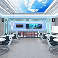 Modern Classroom Recording and Broadcasting Classroom 3d model