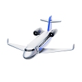 Modern Aircraft Airliner Cartoon Aircraft 3d model