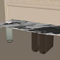 Desk Dining Table 3d model