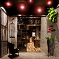 Stylish Beauty Hair Salon Interior With Green Walls Vintage Mirrors And Black Styling Chairs