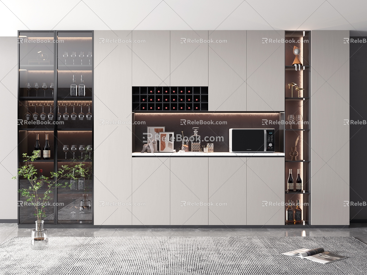 Wine Cabinet model