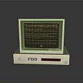 FDD Teleporter Control Device With Green Screen Display Interface
