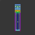 Skeeball Machine Indoor Sports Equipment With Wooden Frame Track Ball Scoring Board Red Light Design