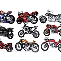 Different Types of Motorcycles Featuring Classic Vintage Modern Sport and Off Road Designs