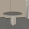 Round table 3d model