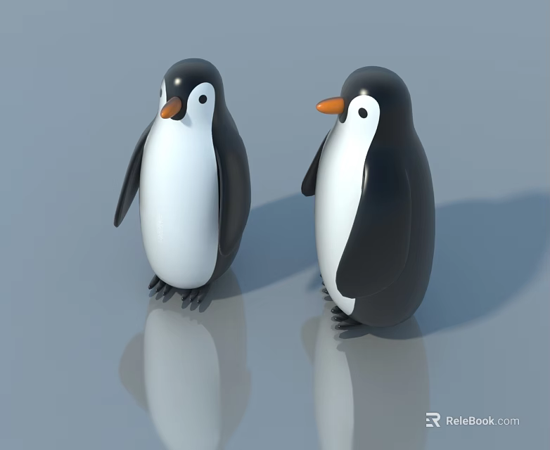 Durable Modern Swing Door With Stylish Design For Home Interior Use 3d model 