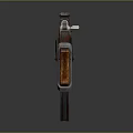 Modern Tactical Rifle With Orange And Black Accents And Metallic Body Design For Weapon Enthusiasts