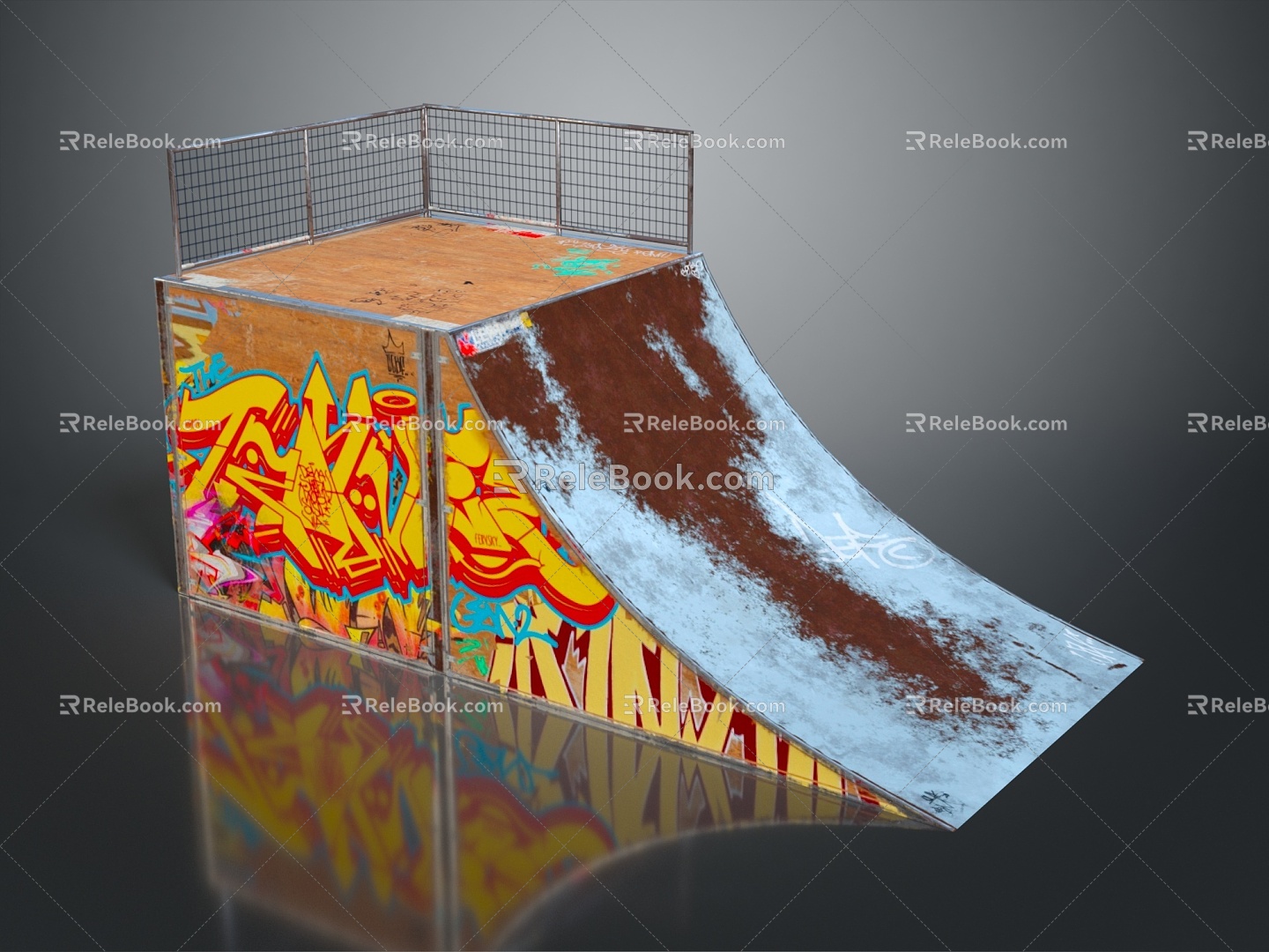 Skateboarding Skateboarding Skateboarding Skateboarding Rink Skateboarding Extreme Sports Skateboarding Stadium Aquarium Seaport 3d model