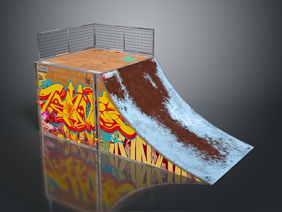 Skateboarding Rink Skateboarding Extreme Sports Skateboarding Stadium Aquarium Seaport model