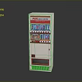 White TIME SAVOR CENTER Vending Machine With Snack And Drink