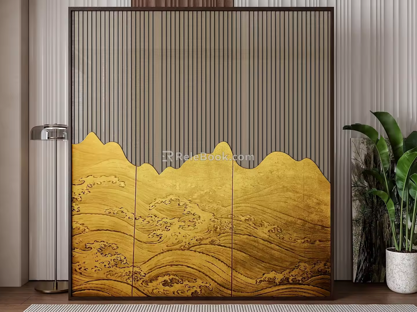 Partition screen 3d model