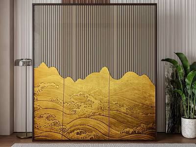 Partition screen 3d model