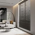 Modern venetian blinds blinds 3d model