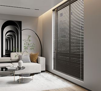 Modern venetian blinds 3d model