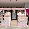 Finehang Scary Lingerie Store with Pastel Colored Lingerie Display Racks and Mannequins