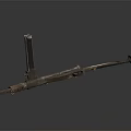 Vintage Antique Metal Firearm Weapon With Classic Design And Rustic Finish