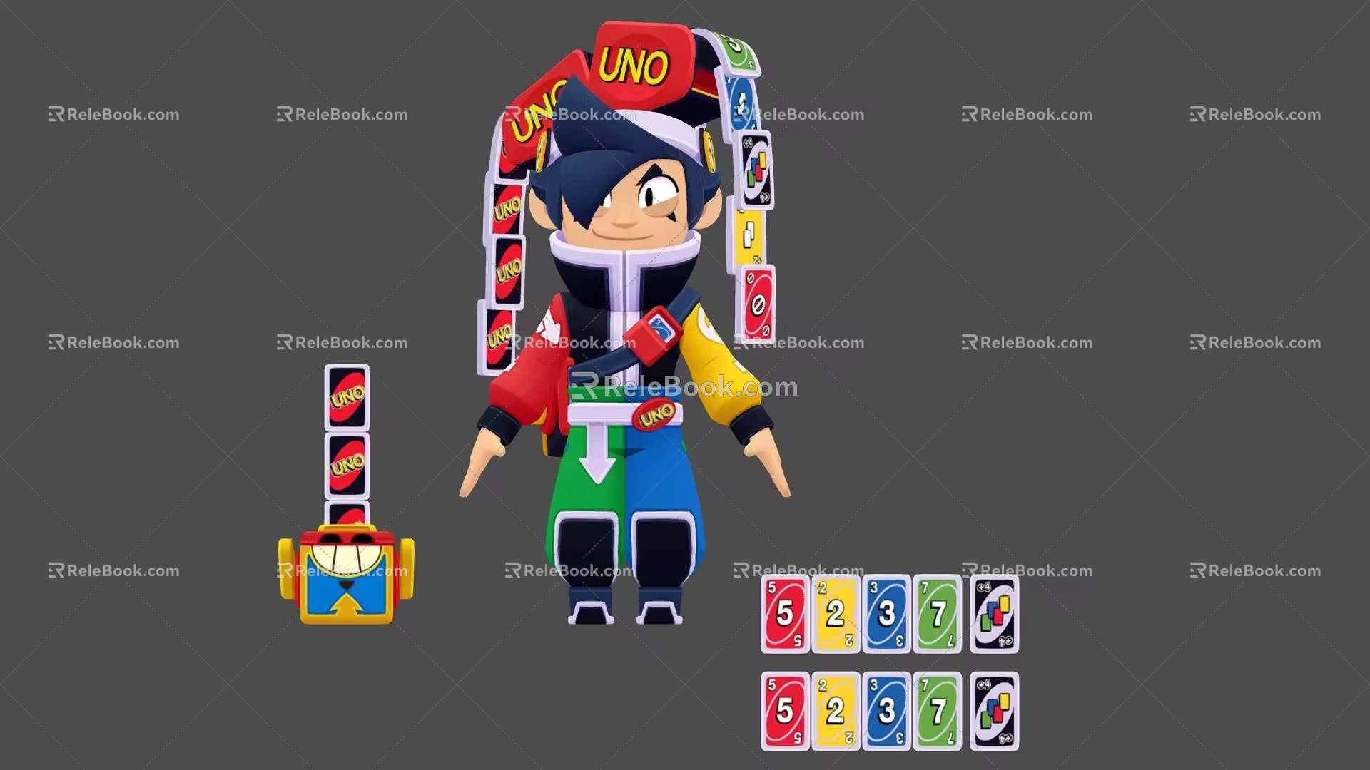Cartoon Characters Cartoon Clown Characters Q Version Characters Game Characters Game Characters Anime Characters 3d model