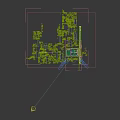 Industrial Factory Complex With Blue Roofs Green Surroundings And Road Access