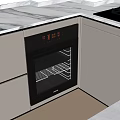 Modern Kitchen Featuring Built In Oven Gas Stove White Cabinets And Marble Countertops