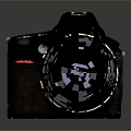 DSLR Camera Card Machine Digital Camera Digital Camera Photographic Equipment 3d model