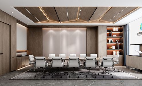 Modern Meeting Room Meeting Table and Chair 3d model