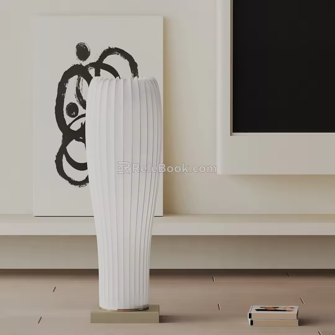 Modern floor lamp 3d model