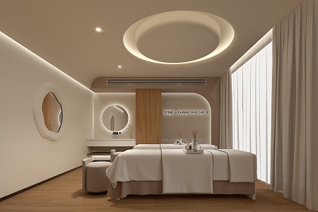 Silent SPA beauty room 3d model